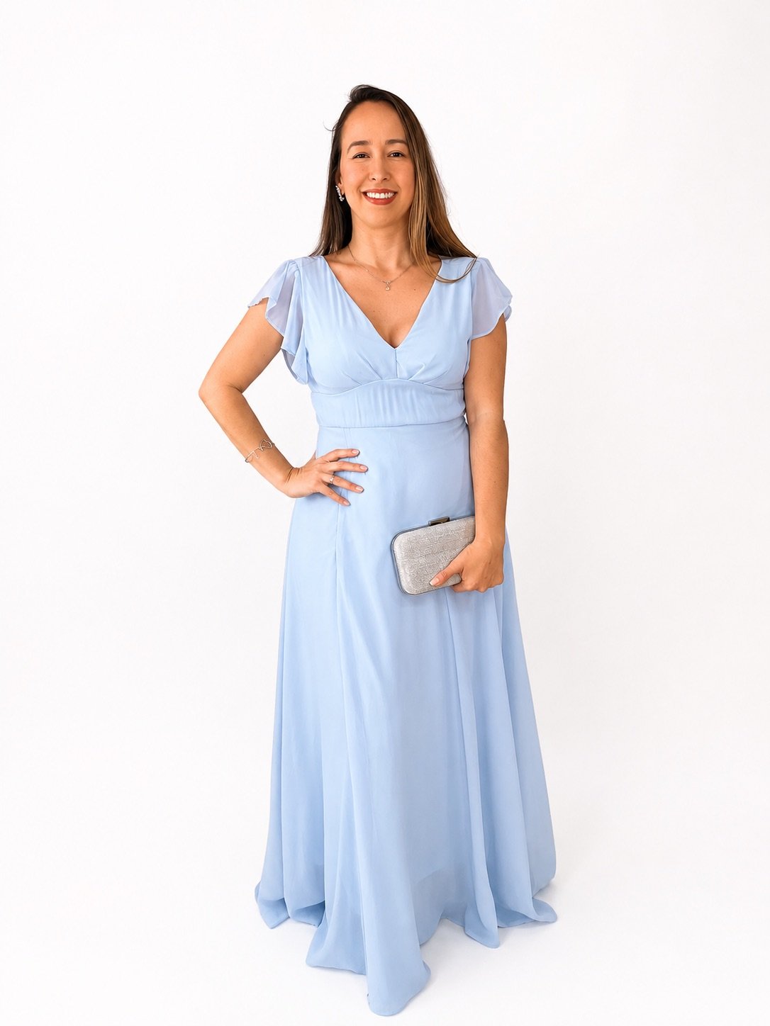 Detalhe vestido nas costas